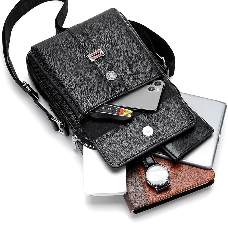 New Style Men's Single Shoulder Bag Male Crossbody Casual Small Backpack Business Handbag Trendy Pouch