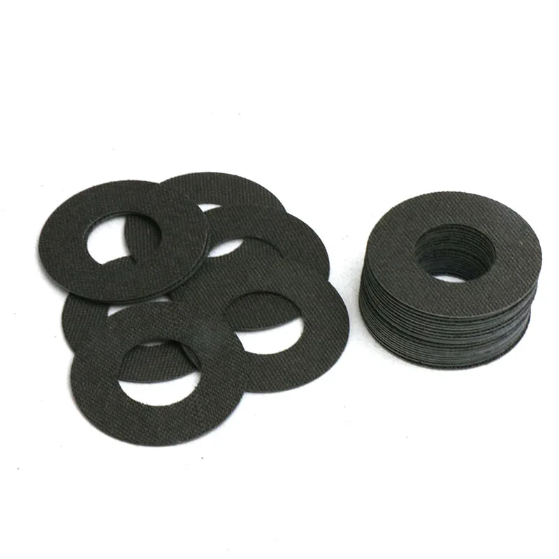 Fishing Tackle Accessory 10PCS 34*16*0.5mm Fishing Wheel Discharge Force Alarm Fiber Brake Pad Baitcasting Reel Spinning Drum wheel Accessories