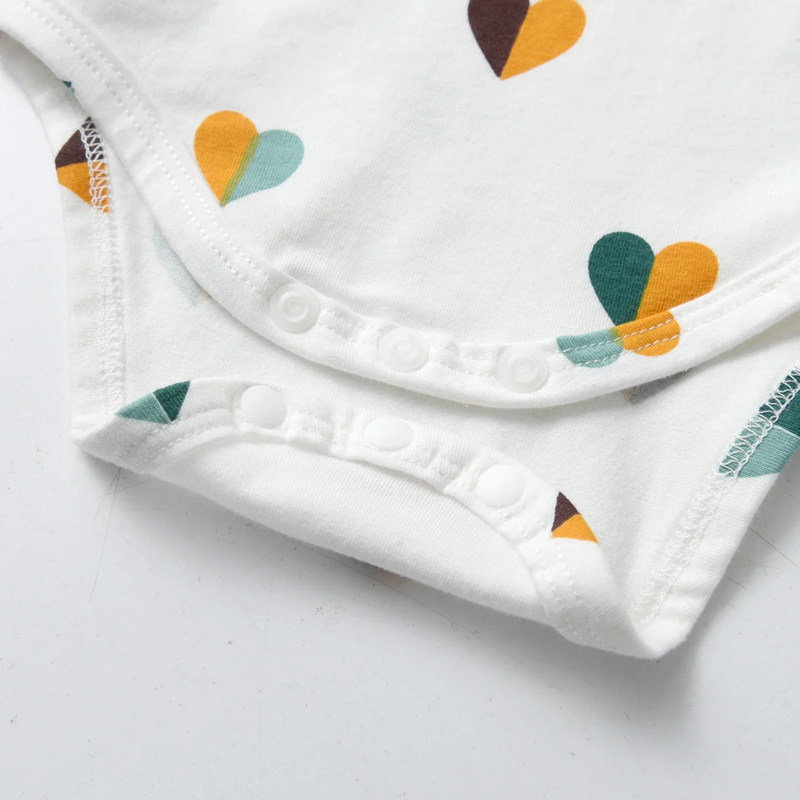3Pcs 소녀 긴 소매 옷 세트 소녀를위한 새로운 사랑스러운 인쇄 Romper 탑 + 바지 + 머리띠 캐주얼 복장