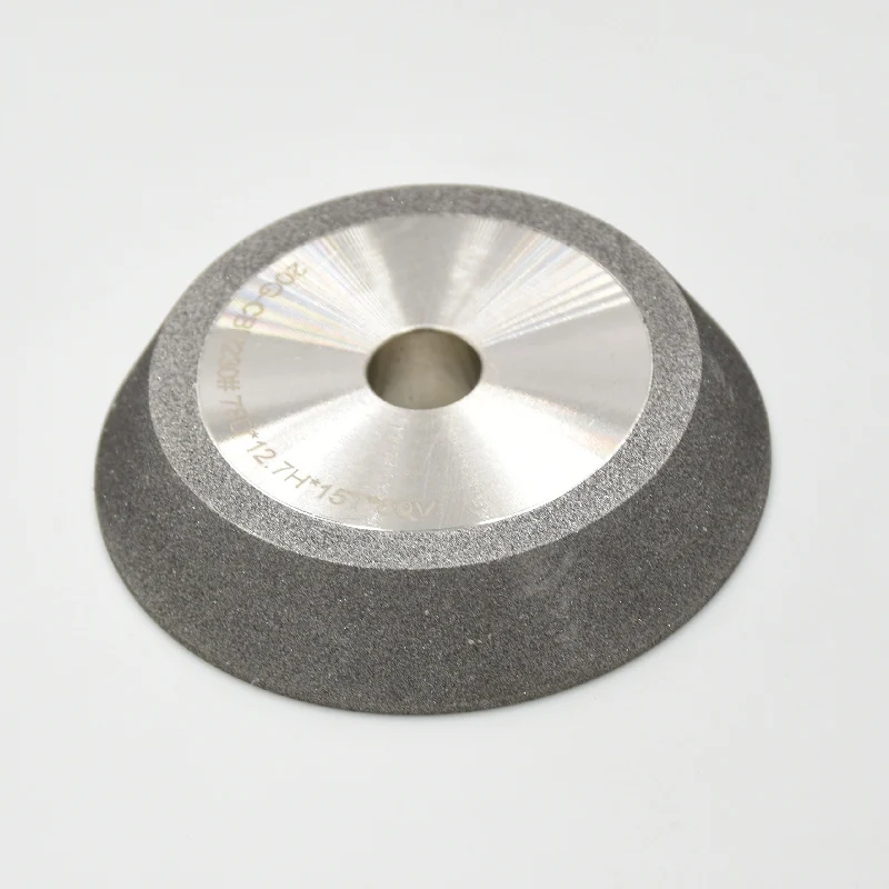 

3 Inch CBN Grinding Wheel, 1/2'' Arbor, 20G-CBN230 CBN for High Speed Steel, SDC for Tungsten Steel