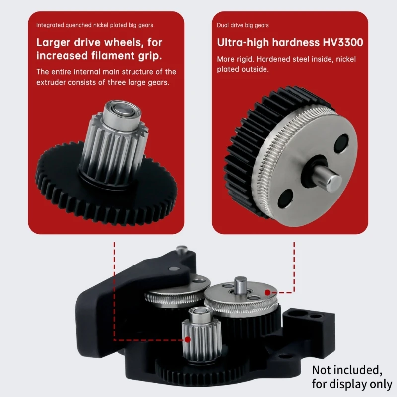 3D Printer Accessories Hardened Steel HGX Extruder Nylon Extruder High-quality