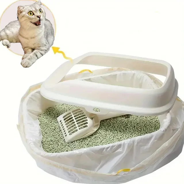 1/2/3 Multi Size Cat Litter Bag Disposable Pet Drawstring Garbage Bag Suitable for Pet Store Household Cat Litter Box Lining 1/2/3 Multi Size Cat Litter Bag Disposable Pet Drawstring Garbage Bag Suitable for Pet Store Household Cat Litter Box Lining