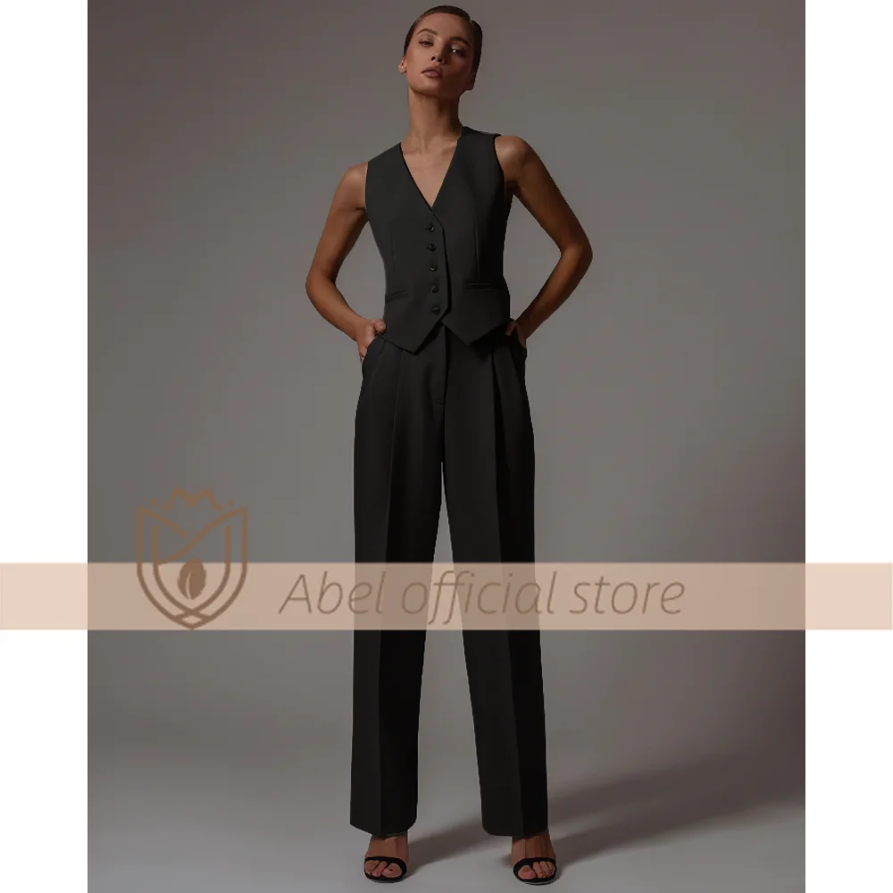 Women's Tank Top and Pants Set of 2 - Handmade Lightweight Design Customized Suit Sets for Parties, Events and Casual Occasions