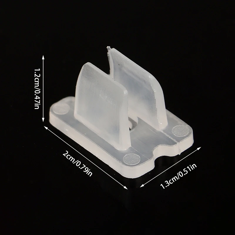 LED Strip Clips 50Pcs 6*12MM LED Strip Fix Clips Connector For Fixing 2835 Neon Light 220V COB Plastic Buckle