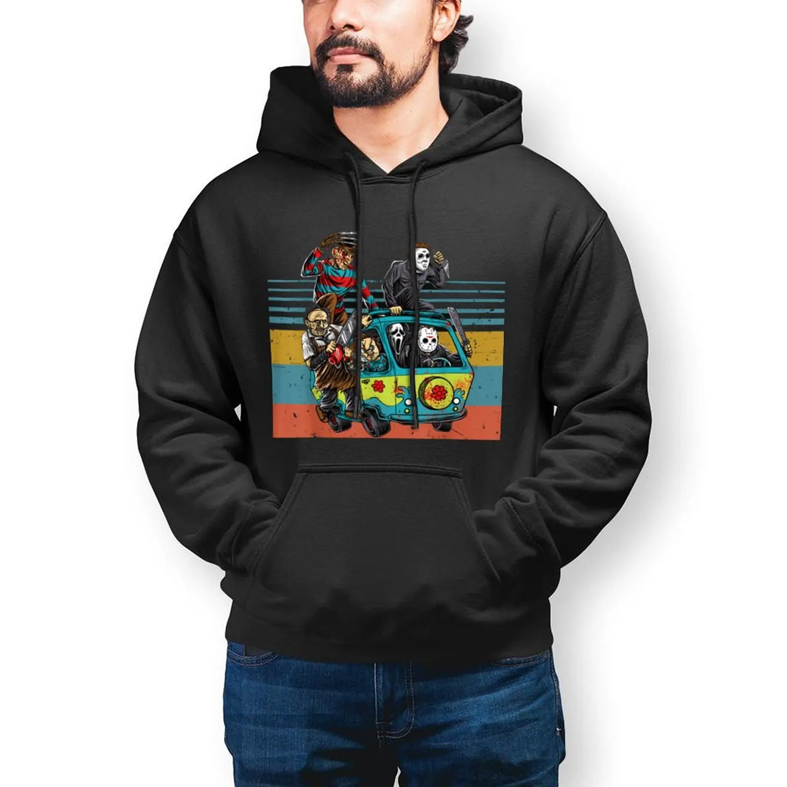 

Толстовки на Хэллоуин Friends IT, зимние толстовки с капюшоном с героями фильмов ужасов, уличная одежда, Мужской дизайнерский пуловер, толстовка