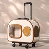 4042-6ec0f8.jpg Portable Cat and Dog Travel Carrier Oxford Canvas Pet Backpack Stroller Space Capsule Suitcase for Pets