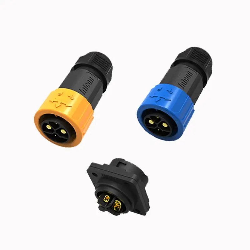 China E-BIKE Battery Connector IP67 30-50A Charging Port M25 2+3 Male Plug With