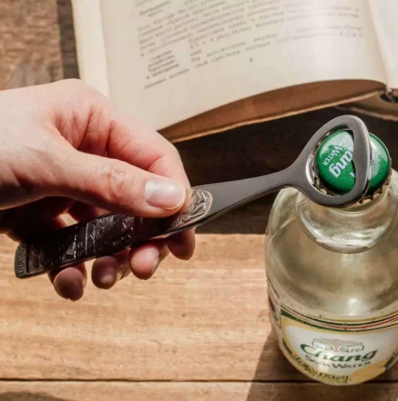 1/2pcs Exquisite luxury stainless steel personalized creative retro heart-shaped beer bottle opener bottle cap opener