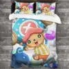 ONE PIECE Bedding Set Single Twin Full Queen King Size Bed Set Aldult Kid Bedroom Duvetcover Sets Print Anime conjunto de cama 2