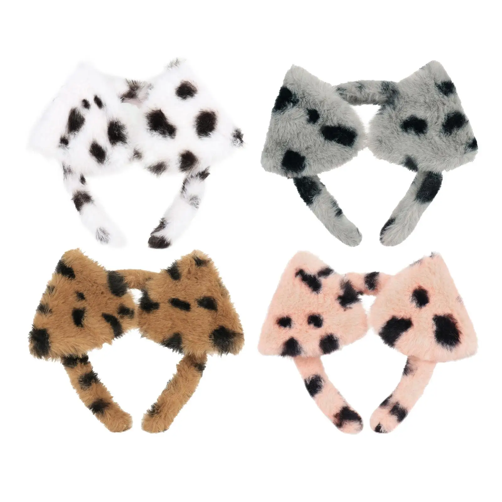 

Cat Dog Ears Headband Hair Accessories Anime Cosplay Animal Hair Band Headpiece for Masquerade Holiday Animal Themed Parties