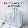 PVC Toiletry Bag Women Swimming Storage Bag Clear Makeup Bag Travel Toiletries Organizer Storage Bath Toiletry Wash Zipper Bag 1