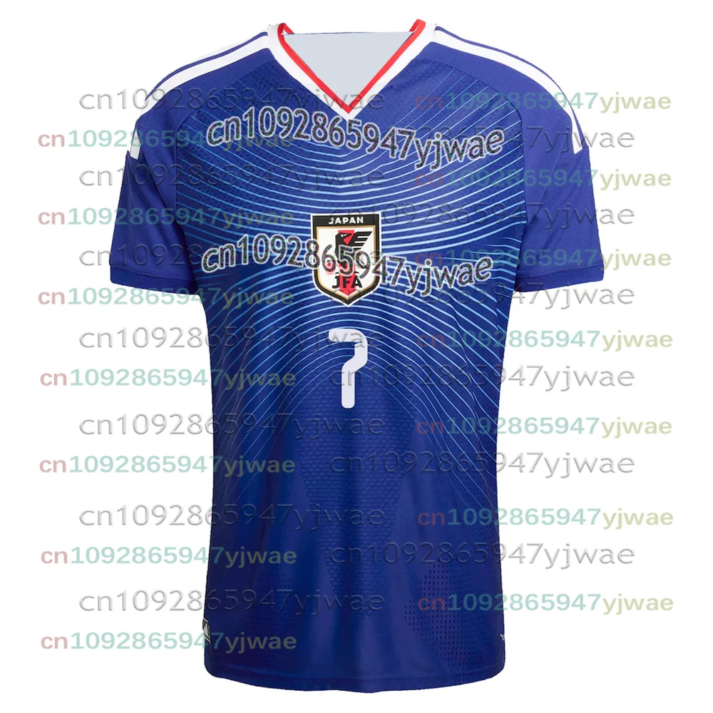 2026 일본 국가대표팀 남자 스포츠 저지 크루넥 티셔츠 속건 통기성 축구 훈련 스포츠웨어 아동용 상의