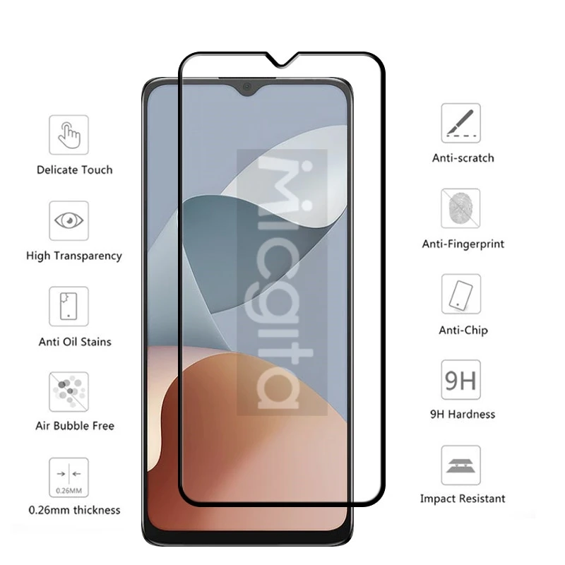 Premium Full Cover Tempered Glass Screen Protector - 9H Anti-Scratch Film