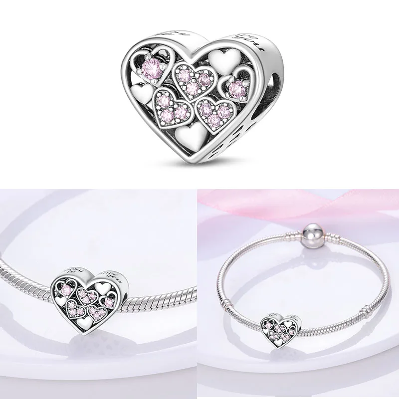 S27a87689881a42ee8d03c2b1e19d4034G 925 Sterling Silver Colorful Sunflower Dog Boys Gift Items Butterfly Aircraft Earth Charms Fit Original Pendant Jewelry make up Mallzona