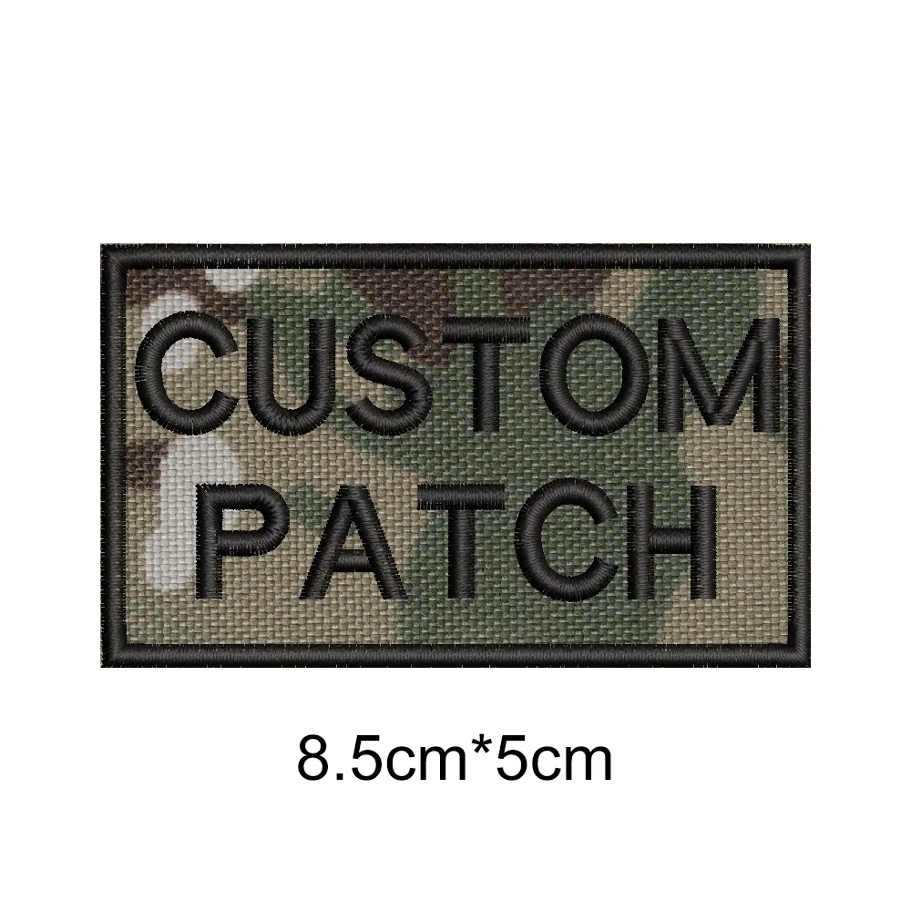 Patch Com Velcro 5cm X 10cm Personalizado