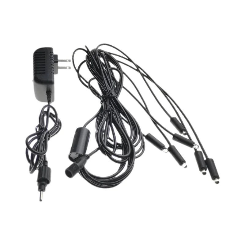 12V LED 조명 테이블탑 분수 (실내외 사용 가능) 현대적인 수중 홈 장식, DIY 교체용 어댑터 포함