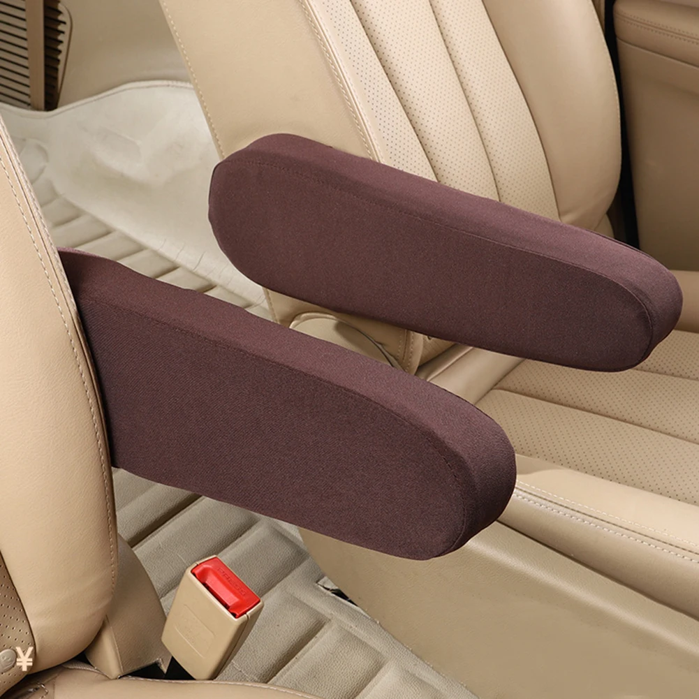 

1 Pair Car Armrest Cover Elasticity Cloth Fabric Car Centre Console Arm rest Protector Universal For Car Seats