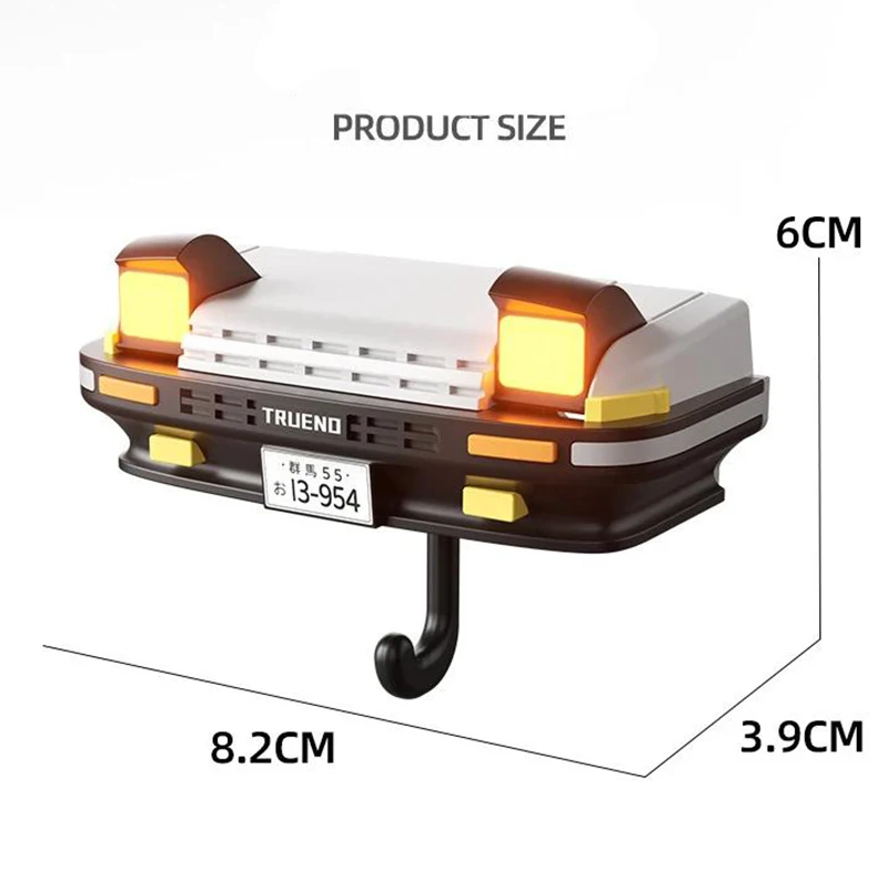 2025 AE86 Car Headlight Wall Key Holder Room Accessories Wall-Mounted Key Hanger Hook For Car Enthusiasts' Gifts Boyfriend Gift 6