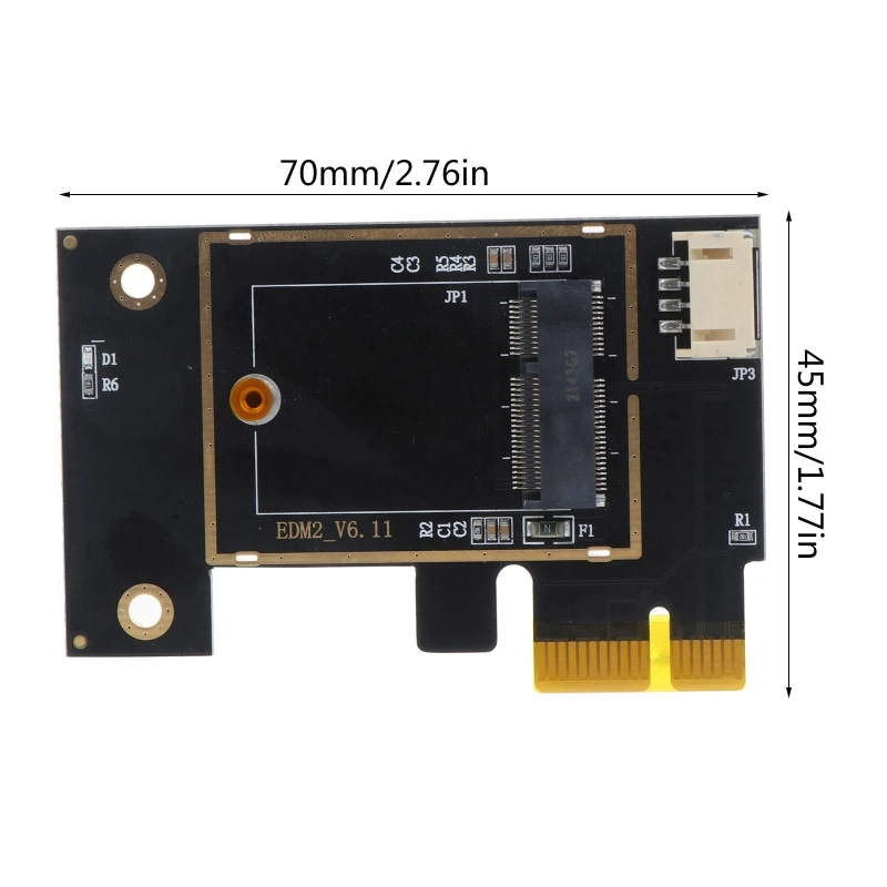 Фото Адаптер Wi-Fi M.2 Ngff для ключа A E to PCI для PCI-E 1X NGFF Поддержка беспроводной сетевой карты 2230 для AX200 9 №5