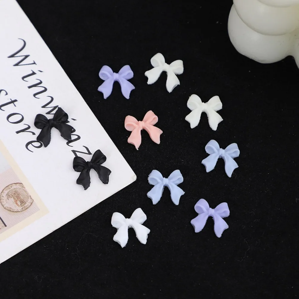 

50pcs 3D Bowknot Nail Decoration Cartoon Diy Nail Art 3D Nail Art Decoration Stable Charming Manicure Ornaments
