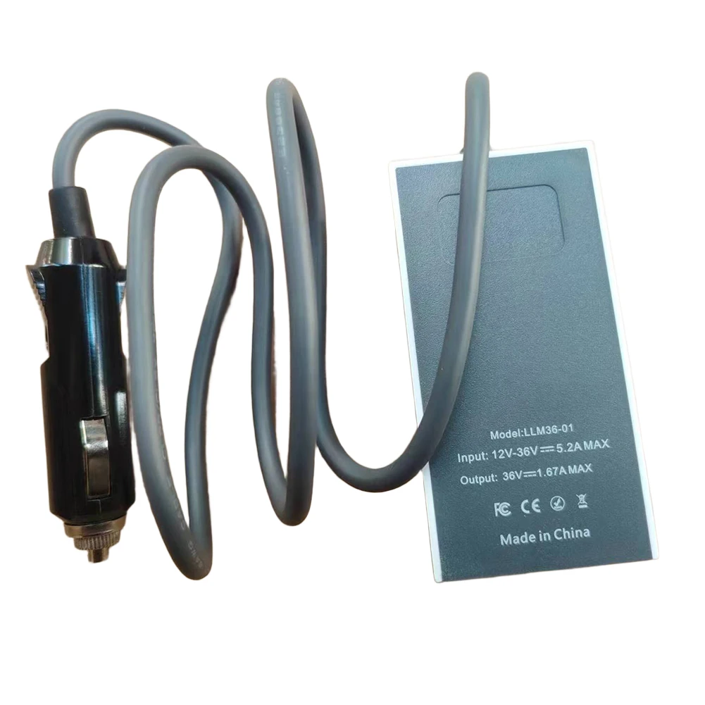 차량용 충전기 12V36V 블랙 차량용 인버터 ABS 소재 36V 5A 출력 차량용 충전 케이블 (자동차, 보트용)