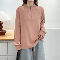 XXXXL Fashion Plus Size Women's Hoodies Innerwear Top New Autumn Winter Style Zipper stand-up Collar Long Sleeve Sweatshirt 2570