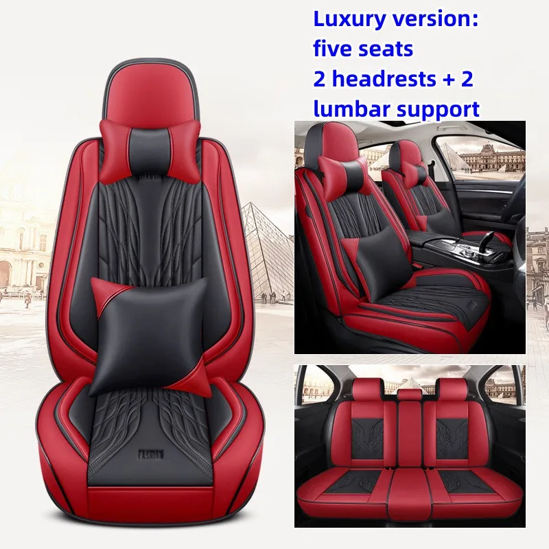 

NEW Luxury Full Coverage Car Seat Covers For Audi Tt A4 B8 Q2 A5 Sportback A3 8l 8p A6 C5 Leather Auto Cushion Accessories