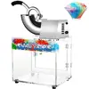 Commercial Electric Snow Cone Machine 48L 500LB/H Ice Shaver Kit Party Activities Fast Ice Crushing Beast with Rich Accessories 1