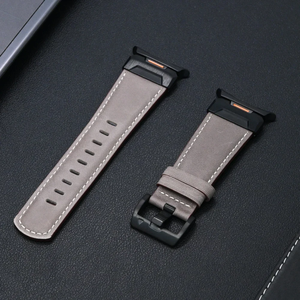 Premium Leather Bracelet with Aluminum Alloy Case