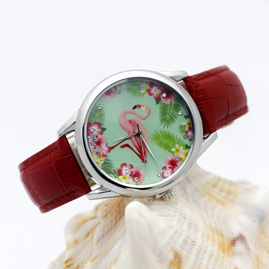 Shsby Luxury Brand Woman Watch Leather Strap Watch For Women Elegant Ladies Watch Sweet Flower Quartz Wristwatch Girls Gift 4 5