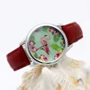 Shsby Luxury Brand Woman Watch Leather Strap Watch For Women Elegant Ladies Watch Sweet Flower Quartz Wristwatch Girls Gift 4 5