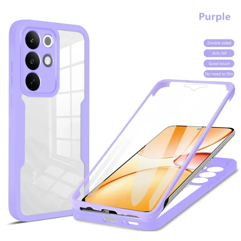 360° Protection Cover with Double-Sided Front Film Screen Protector
