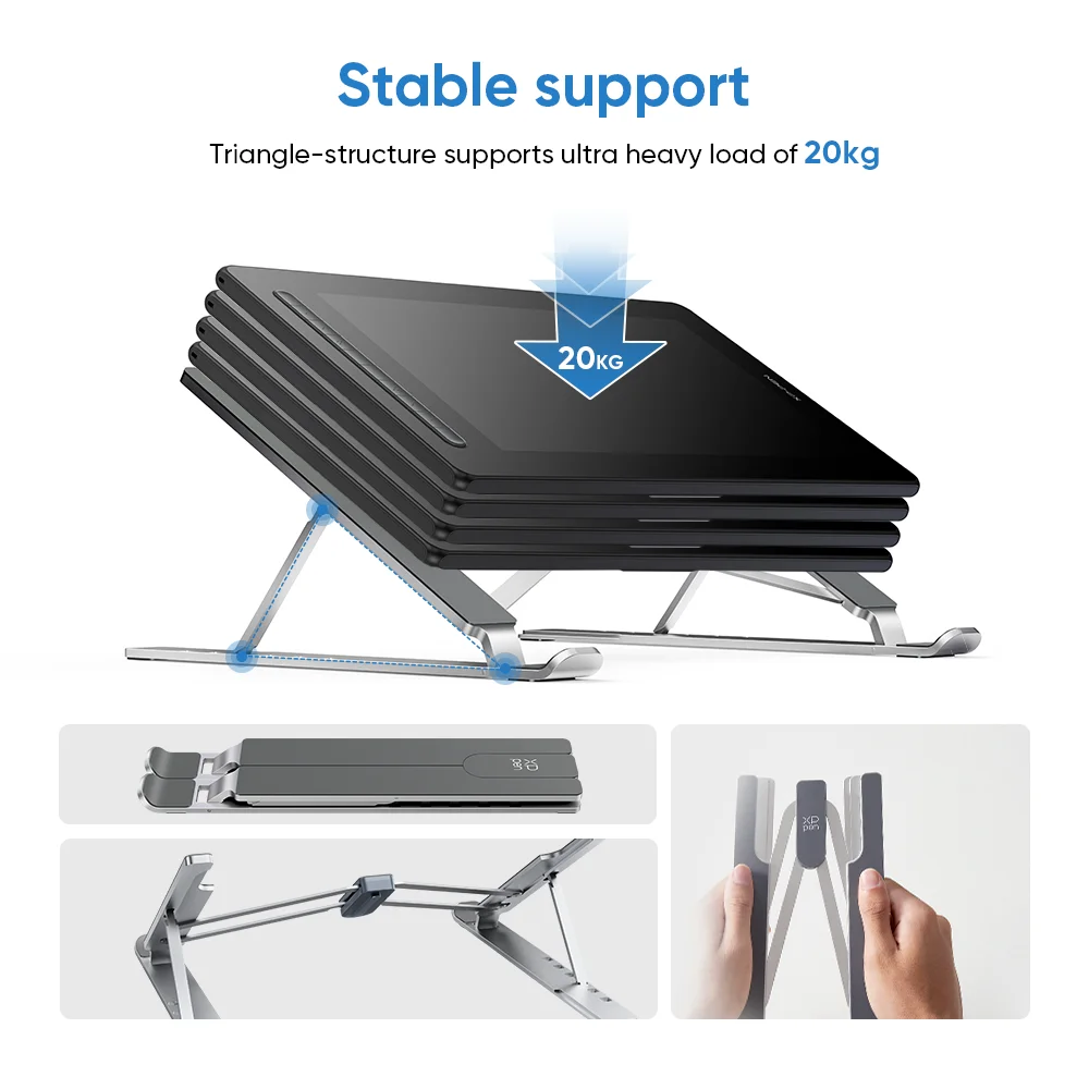 Xppen-多機能金属製描画スタンド,12〜16インチのモデル用のポータブル