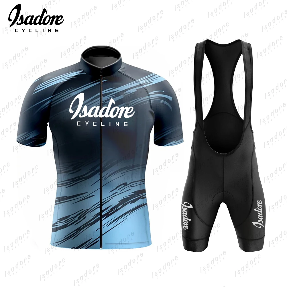 

Men's Cycling Suit Jersey Mtb Isadore Cycling Clothing Man Laser Cut Mens Sets Summer 2023 Complete Uniform Shorts Bib Short
