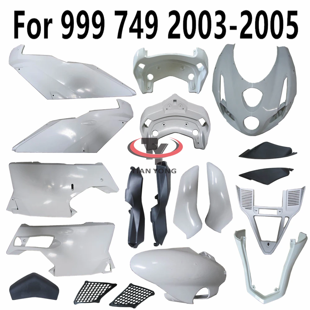 Unpainted Bodywork Motorcycle For Ducati 999 749 2003-2005 Fairing Accessories Pack left and right Components
