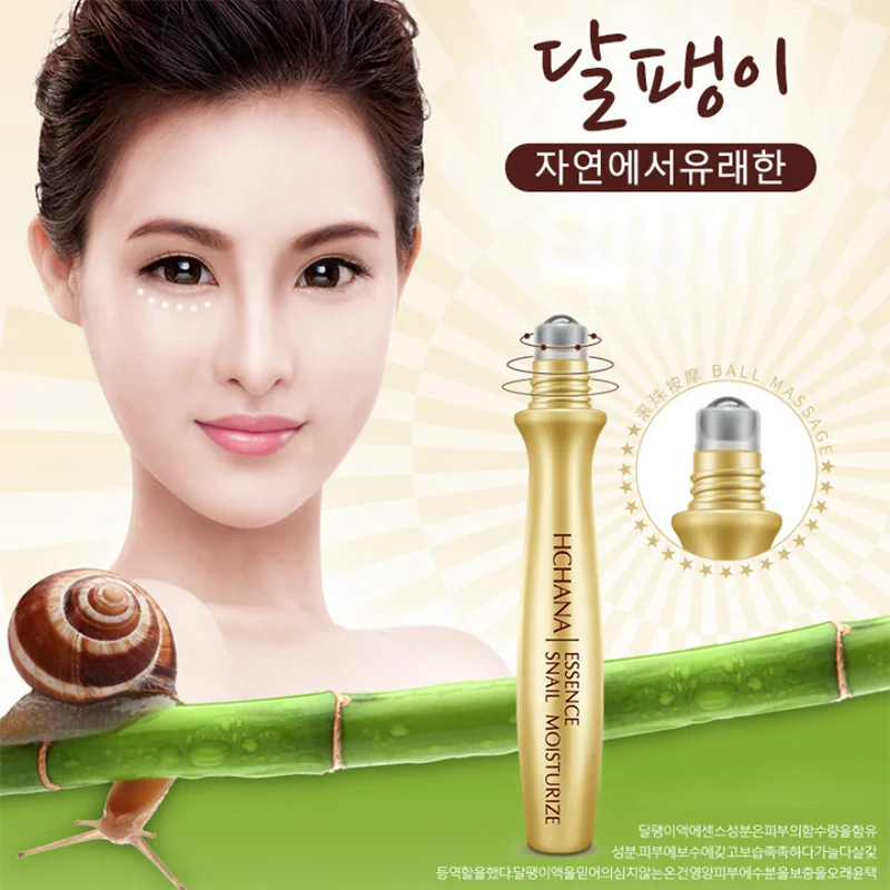 Snail Eye Cream Roller Anti Arrugas Cerne Yeux Cirkel Wrinkle Remover
