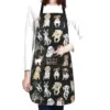Cute Dog Grooming Apron,Funny Pet Grooming Waterproof Aprons for Women With 2 Pockets & Adjustable Neck 1