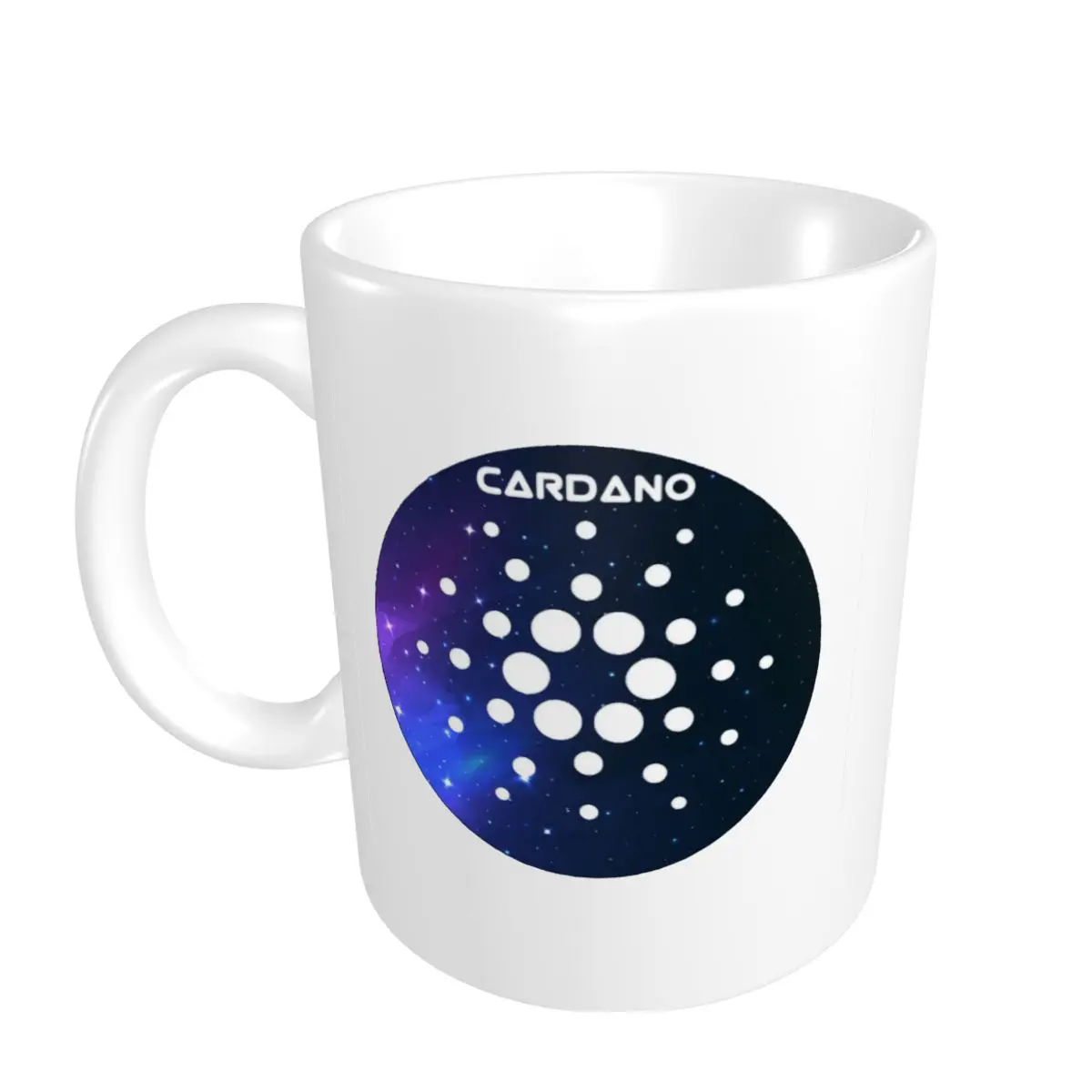 

Promo Cute Cardano Space Galaxy Crypto ADA Cryptocurrency Mugs Funny Ada CUPS Print multi-function cups