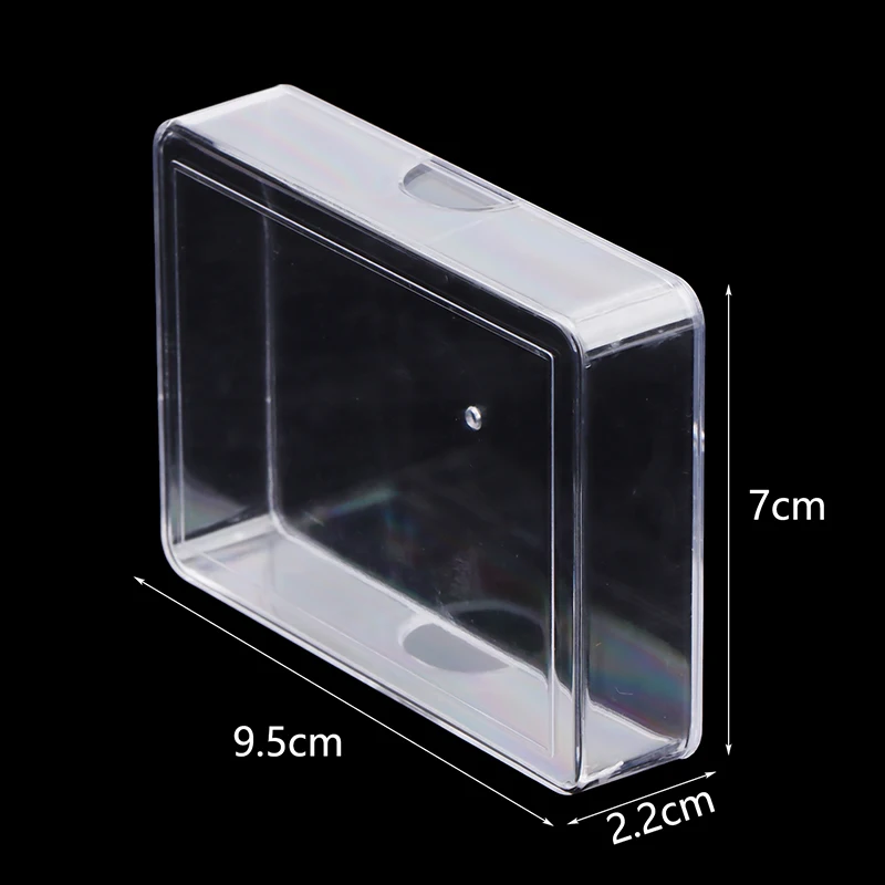 1PC Card Storage Box Empty Storage Box For Game Card Transparent Playing Card Box Trading Case Storage Organizer Case