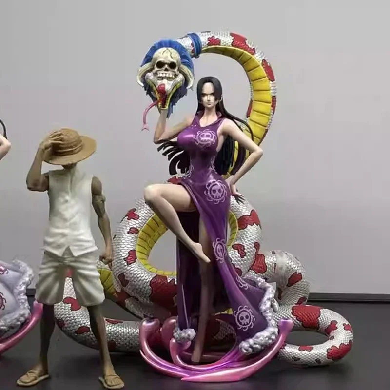 Anime Boa -Hancock Figurine One Piece Action Figures Sanji Double Headed Pvc Model Collection Toys Regali Per La Decorazione Del Desktop