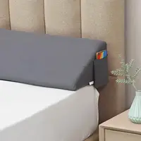 Queen Size Bed Wedge Mattress Wedge Pillow Gap Filler Headboard Pillow To Fill The Gap Between Your Headboard and Mattress 1