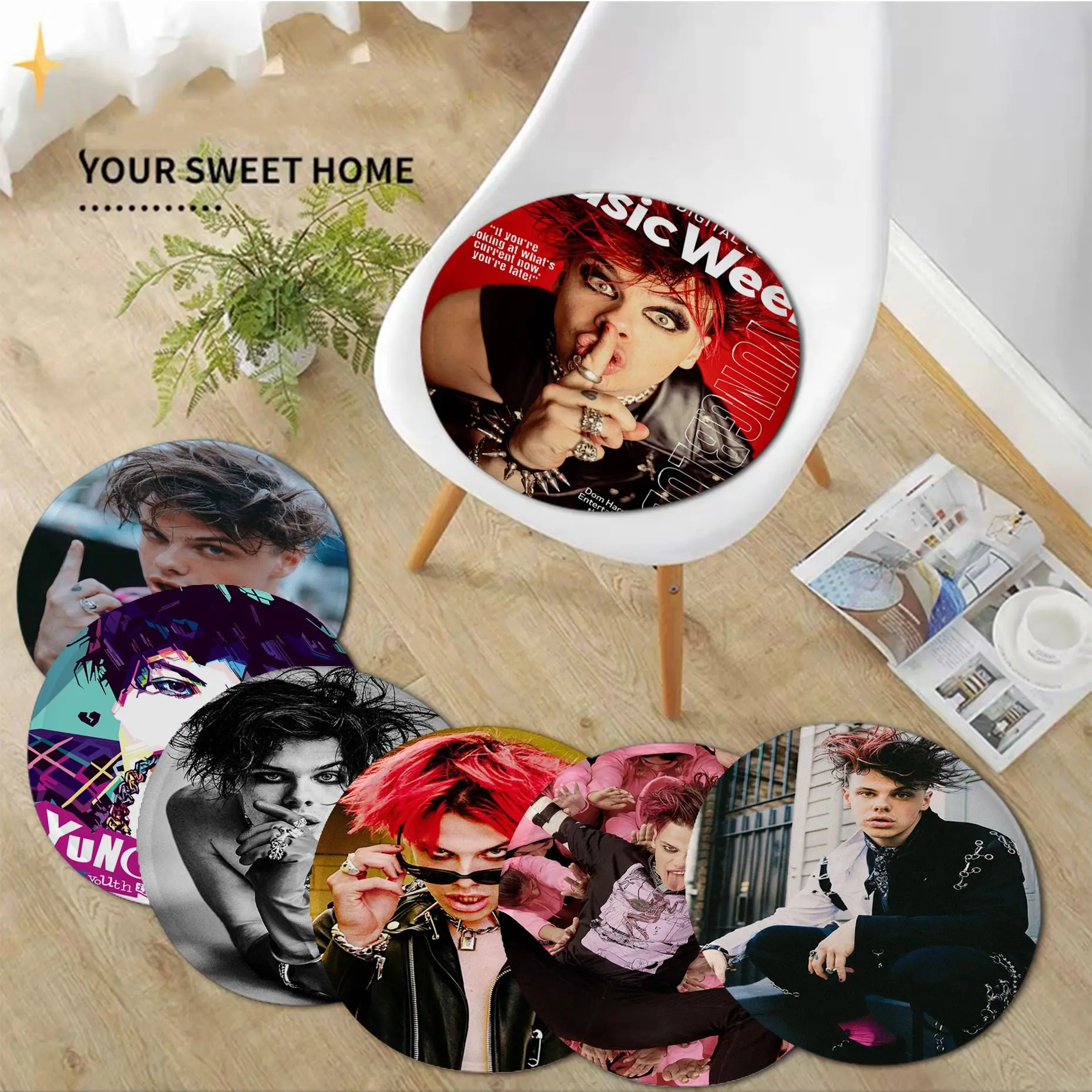 

Yungblud Modern Minimalist Style Seat Cushion Office Dining Stool Pad Sponge Sofa Mat Non-Slip Buttocks Pad