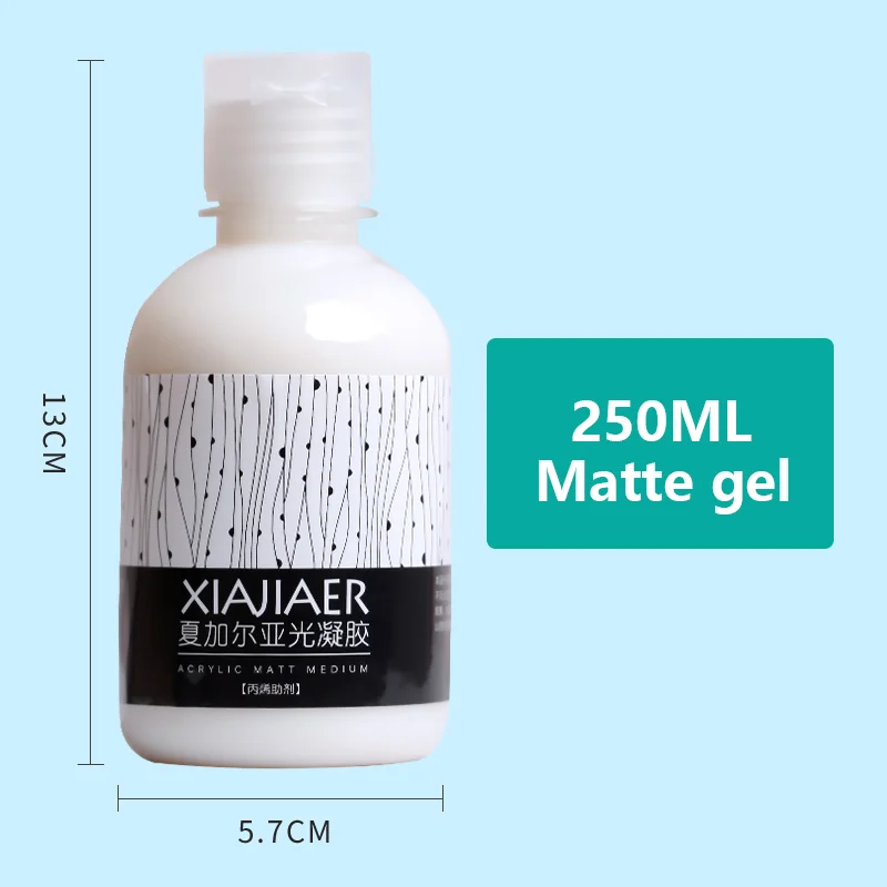 Chagall אקריליק פיגמנט מט סוכן מגן שקוף צבע מט סוכן ציור 250 בינוני מ "ל/500 מ ל טונר אקריליק