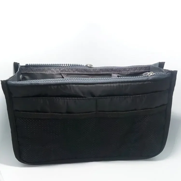 Organizer Insert Bag Women Nylon Travel Insert Organizer Handbag Purse Large Liner Lady Makeup Cosmetic Bag Cheap Female Tote