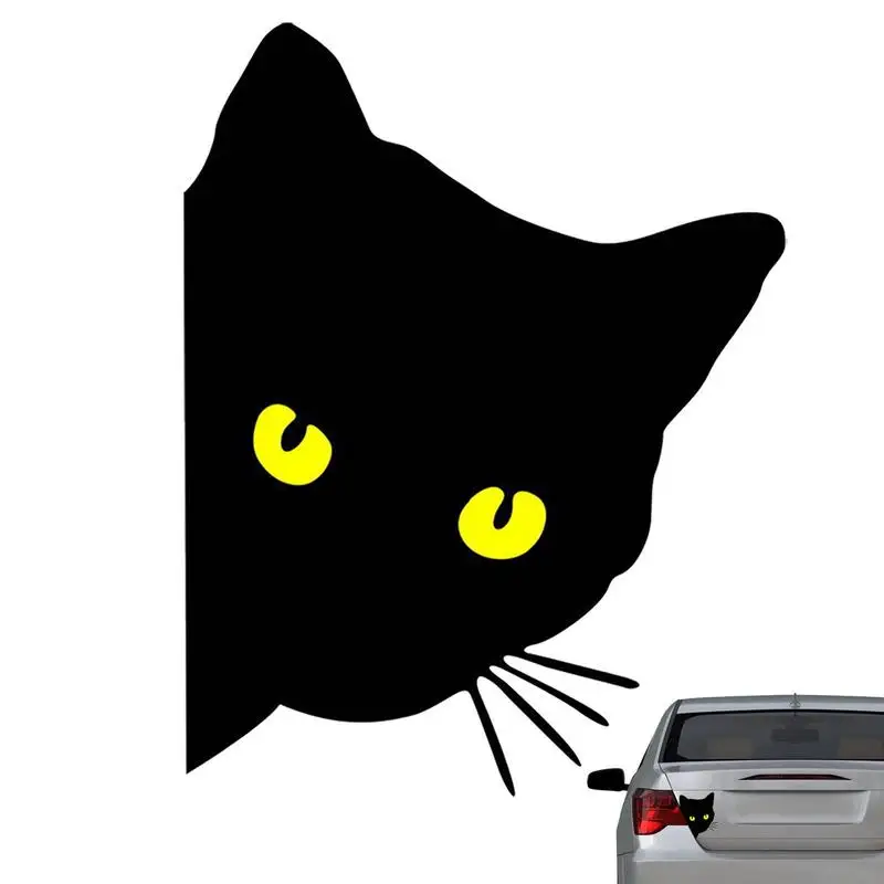 Peeking Cat Car Sticker Autoadesivo Cat Car Decal Applicazione Adatta Per Windows Laptop Computer Camion Tablet E Strumento