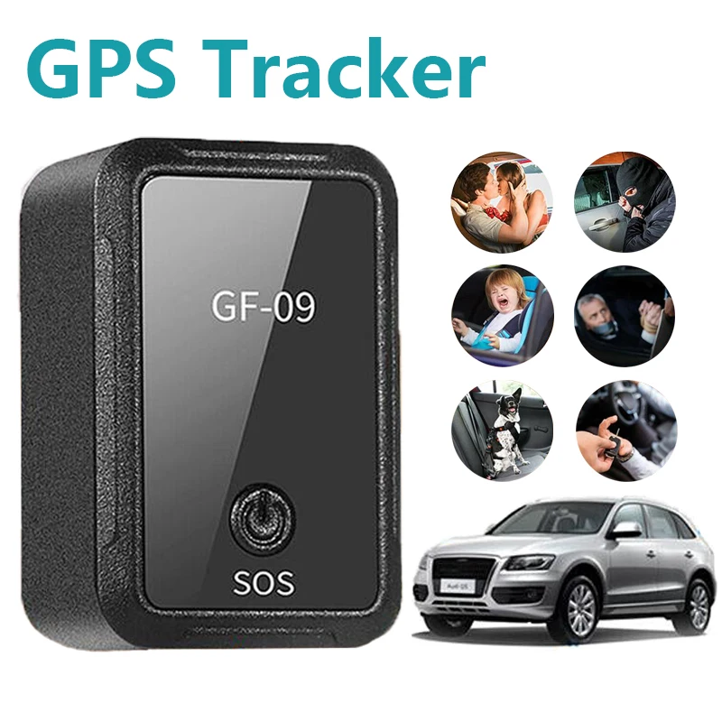 GPS Tracker GF-09 GPS Tracker Locator For Vehicle Car Truck Motorcycle Kids Elder Pets Real Time Tracking Anti-lost Magnetic