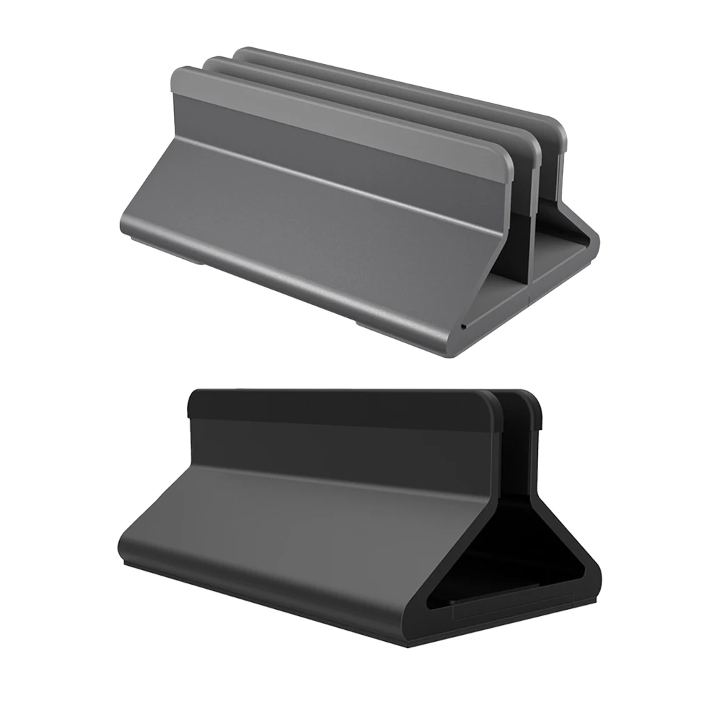 VerticalLaptopStandStableStorageShelfTabletMountRackPC