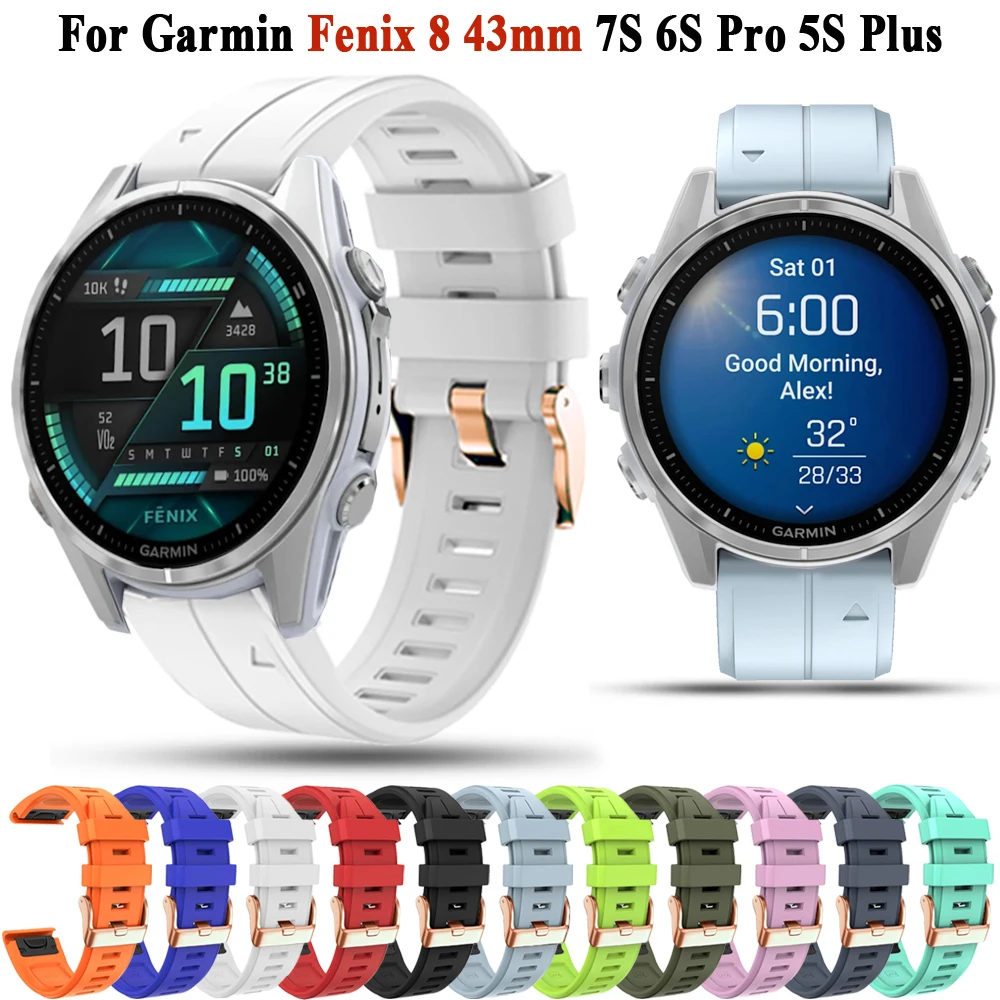 Enhanced Silicone Quickfit 20mm Watch Strap Replacement