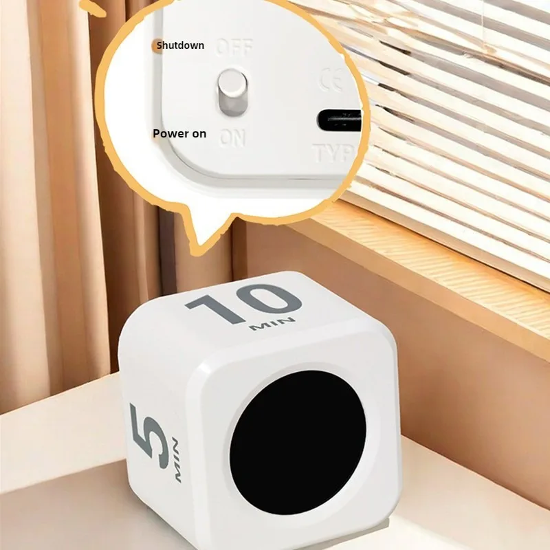 Efficient Digital Countdown Timer with Memory and Gravity Sensing for Silent 60-Minute Precision