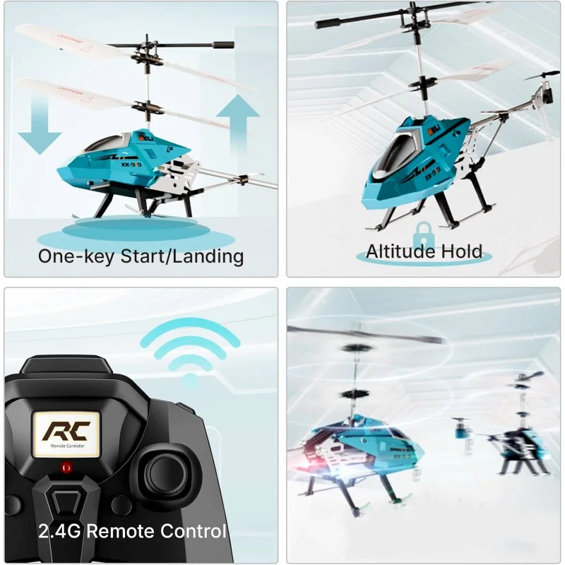 New Genuine Remote-Controlled Aircraft Toys Fixed Height Helicopter Xk919 3-Channel 2.4g Toy Children Boy Surprise Birthday Gift 6